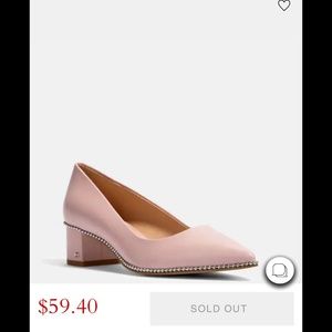 Studded Coach Willa Pump